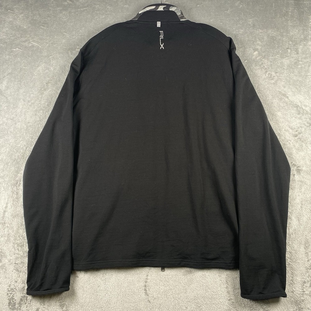 Ralph Lauren RLX Hybrid Jacket Mens XXL Camo Wool Blend Stretch Full Zip Golf - Picture 15 of 16